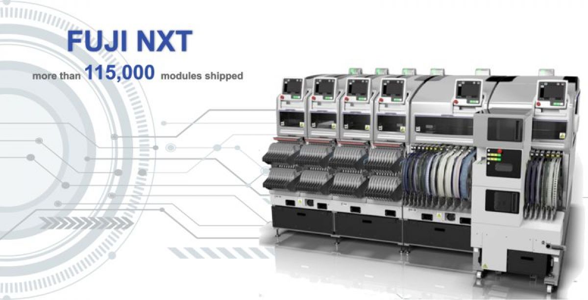 Úspěšná série NXT osazovacích strojů od Fuji: Přes 115 000 modulů expedováno